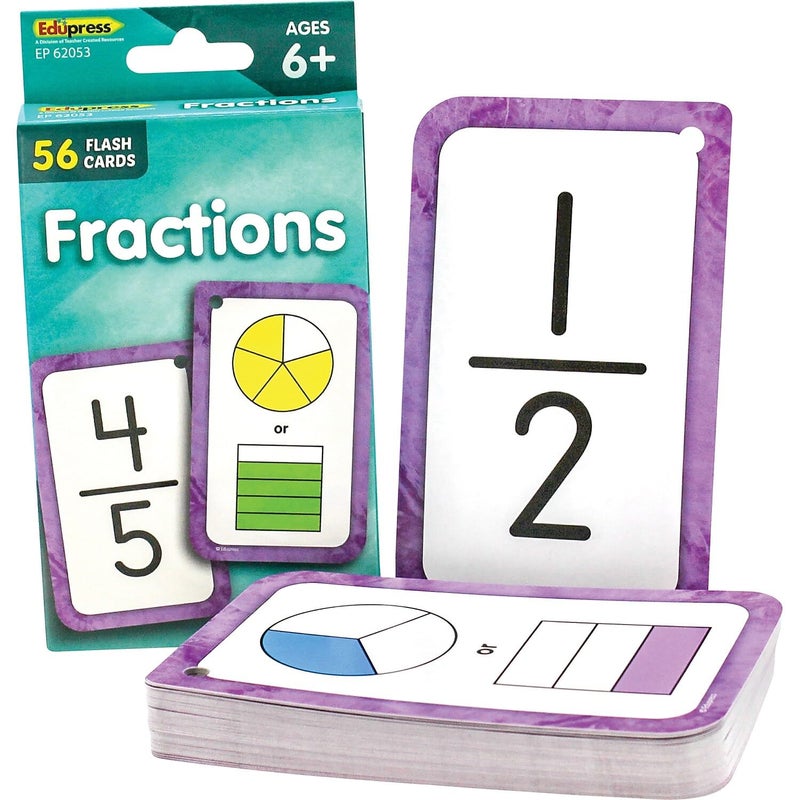 Teacher Created Resources Fractions Flash Cards (EP62053) - Image 2