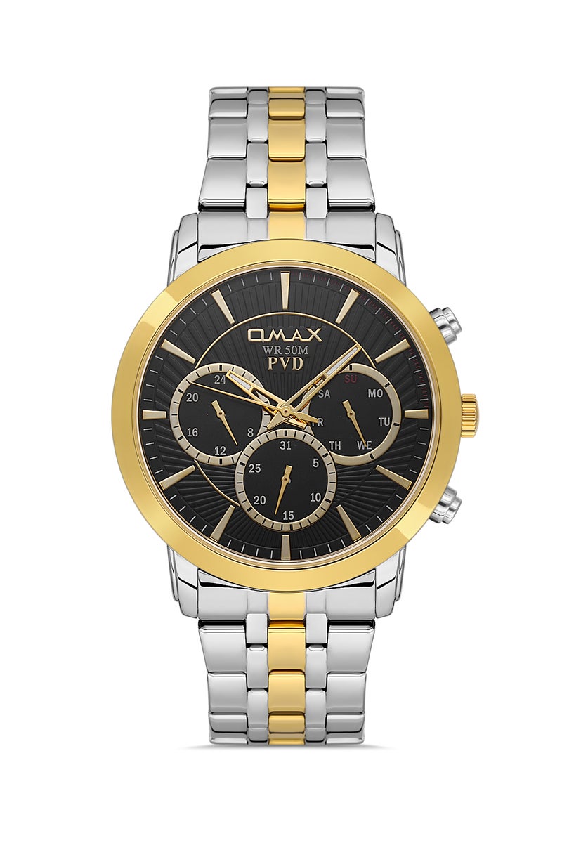 OMAX Men's Wrist-Watch | Analog | Stainless Steel Band | Elegant Design - Image 1