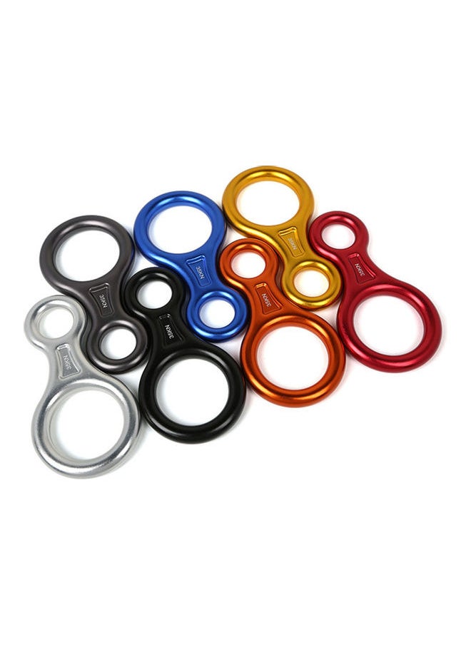 NIBEMINENT - Outdoor Climbing Descender 8-Shape Descent Control Device for Rock 15*15*15cm - Image 1