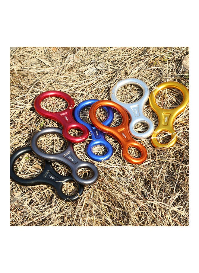 NIBEMINENT - Outdoor Climbing Descender 8-Shape Descent Control Device for Rock 15*15*15cm - Image 1