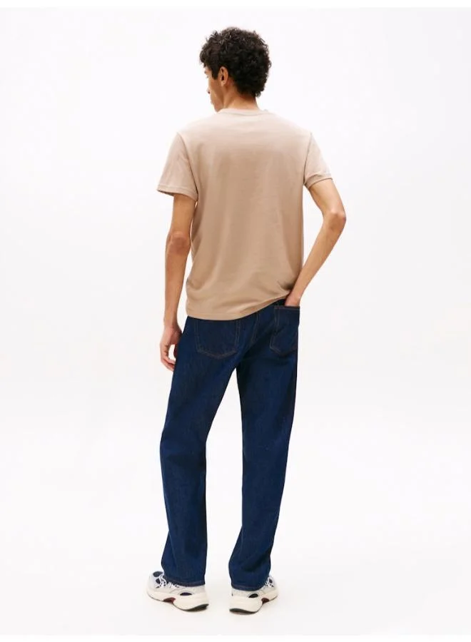 تومي جينز تيشيرت نحيف بطبعة علم