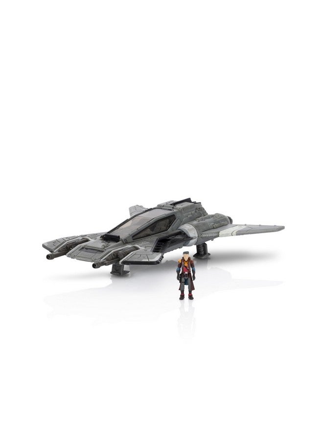 STAR WARS Star Wars Micro Galaxy Squadron SWJ0145 Pirate Snubfighter Official 7.5 cm Vehicle with Figure - Image 2