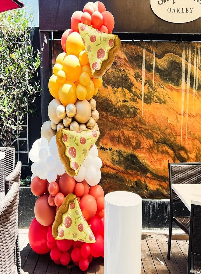 KHC-KHF Pizza-Balloons Pizza-Birthday-Balloon 3PCS 23in Sausage Pizza Slices Shaped Balloons Birthday Party Baby Shower Picnic Funny Food Decorations Supply - Image 4