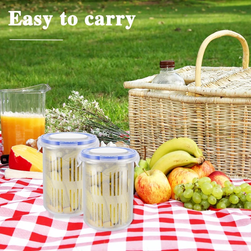 Eerrhhaq 4 Pcs Pickle Container with Strainer,24 oz Pickle Jar with Leak Proof and Lock It Lid,Pickle Holder Keeper Lifter for Olive Jalapeno Juice Food Storage - Image 5