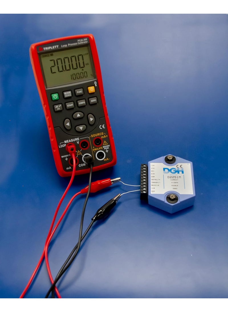 Triplett Triplett PCAL300 Loop Process Calibrator  Measure DC VoltageCurrent and Source DC mA Current  - Image 2