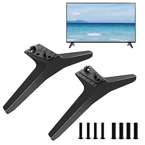 Varghesyla TV Legs for LG TV Stand Replacement Base for 49UN 50UN 55UN LG TV Legs 55UN6900 55UN7200 55UN7300 55UN7300PUB 55UN6950ZUA 55UN6955ZUF 50UN6900 50UN7200 50UN7300 49UN6900 49UN7300 with Screw - Image 1