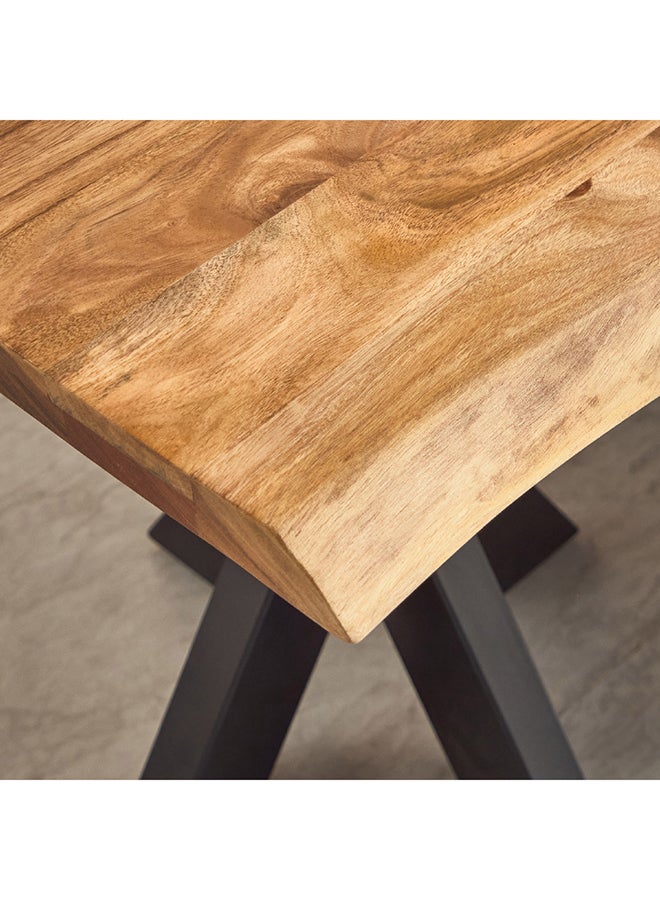 Home Box Clifton Live Edge Solid Wood End Table 55 x 55 x 55 cm - Image 4