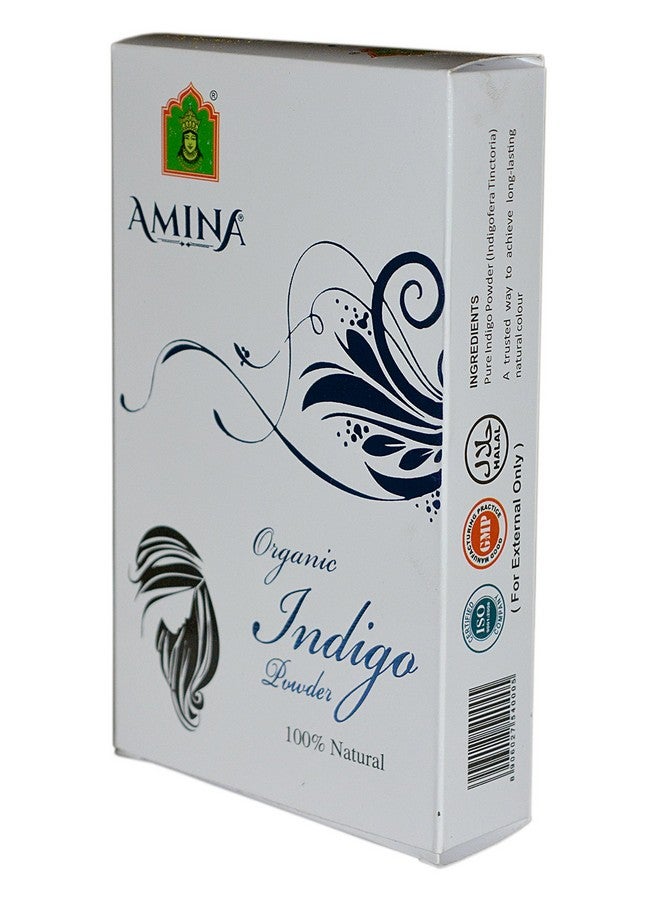 Amina 100% Natural Health Indigo Powder (Indigofera Tinctoria) For Hair Colour Green - Image 3