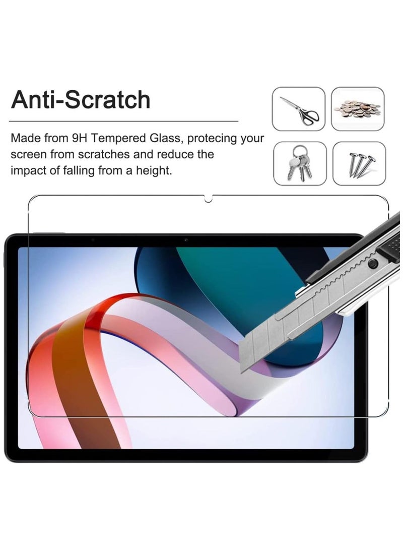 Arabest 2 Pack Screen Protector Compatible with Xiaomi Redmi Pad 10.61 Inch 2022, Ultra Clear Screen Protector [9H Toughness] [HD Clarity] [Scratch-Resistant] [No-Bubble] - Image 3