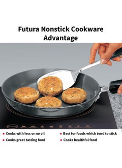 Hawkins Futura Nonstick Frying Pan Without LID and Induction Compatible Base, 22cm, 3.25mm Thick, 1 Litres, Black - pzsku/Z425F1C956362C50FF895Z/45/_/1739212868/6e6e6b5e-8a84-4737-b993-1029fcd1ab87