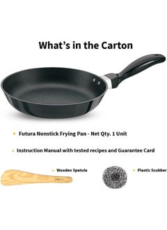 Hawkins Futura Nonstick Frying Pan Without LID and Induction Compatible Base, 22cm, 3.25mm Thick, 1 Litres, Black - pzsku/Z425F1C956362C50FF895Z/45/_/1739212872/a38a925a-a627-4f7f-9366-d808e4cc5eb2