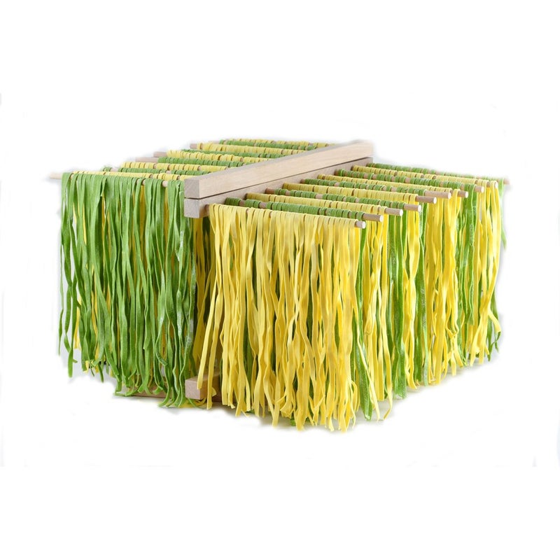 Eppicotispai XLarge Natural Beachwood Collapsible Pasta Drying Rack Brown