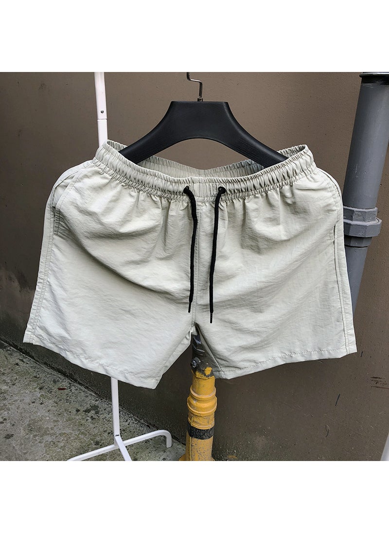 Colorful Lightweight Sports Shorts Light gray 