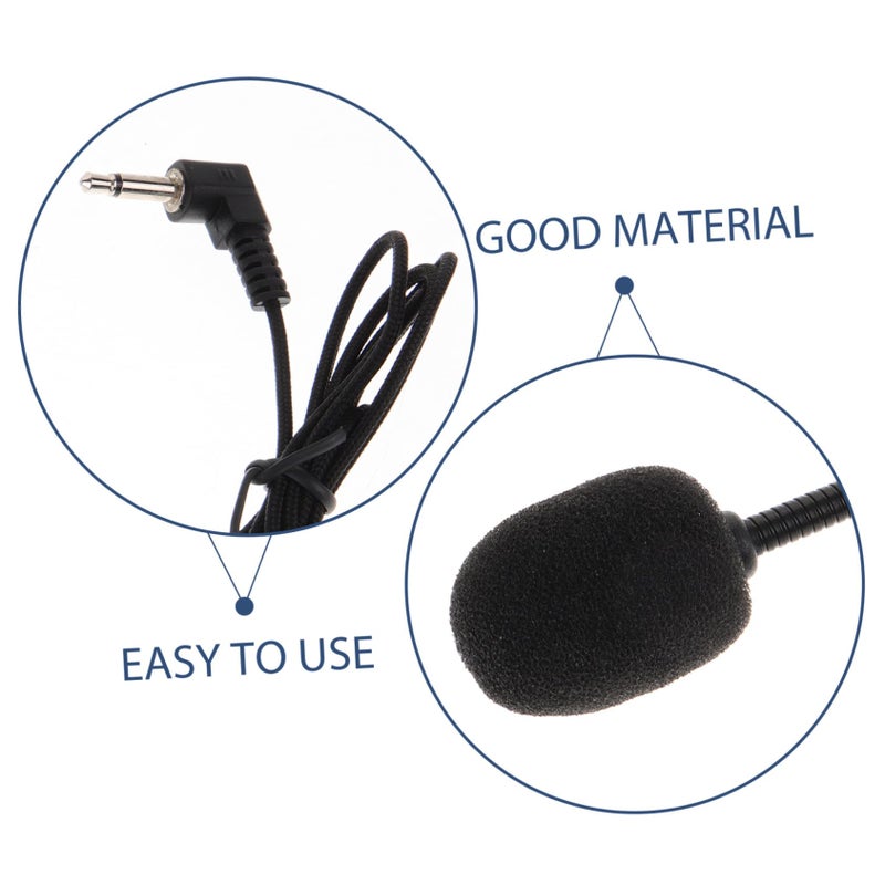 Head Mounted Microphone for Stage Lectures Presentations Singing Tour Guides Black - Image 4