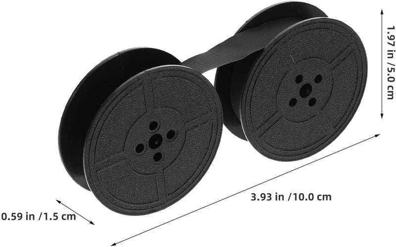 Generic 5pcs Typewriter Ribbon Replacement - Black Nylon Twin Spool Ink Ribbon for Typewriter - Compatible with GR9 1009FN 1066FN NE800 NE3000 for Office Retro Writing Scenes - Image 4