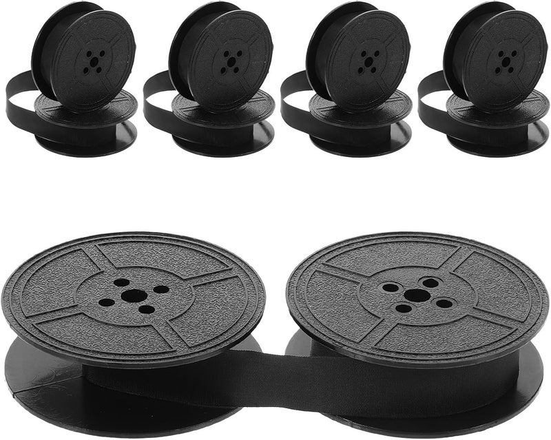 Generic 5pcs Typewriter Ribbon Replacement - Black Nylon Twin Spool Ink Ribbon for Typewriter - Compatible with GR9 1009FN 1066FN NE800 NE3000 for Office Retro Writing Scenes - Image 1