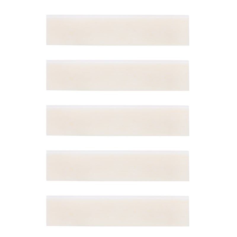 5Pcs DIY Blank Buffalo Bone Nut String Pillow for Classical Electric Acoustic Guitar 52x6x10mm - Image 4