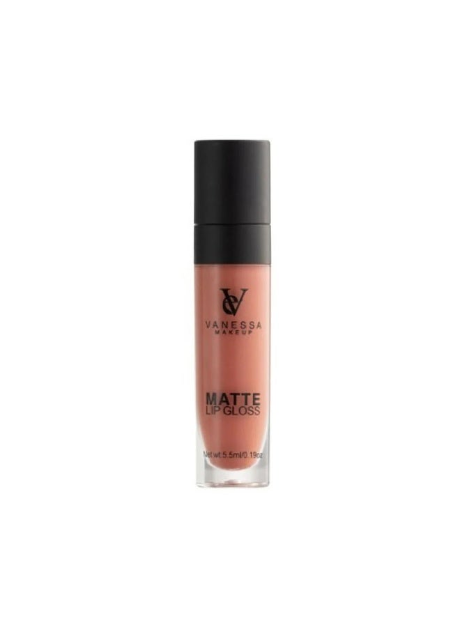 Vanessa Makeup Long-lasting Liquid Matte Lip Gloss - Shade 02