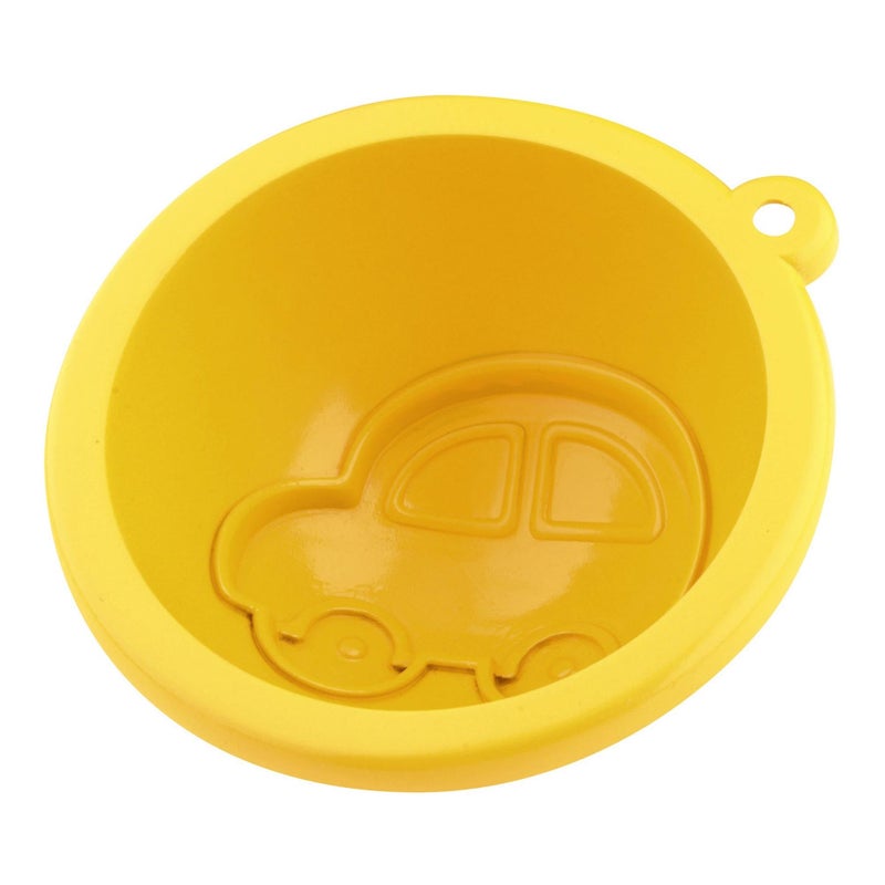 HABA Sand Bucket Scooter - 4 Piece Nesting Beach Toy Set - Toddler Summer Toys & Toddler Beach Essentials with Sand Bucket, Sieve, Shovel, & Pail on Wheels - Perfect Beach Toys for Toddlers 1+ - Image 5