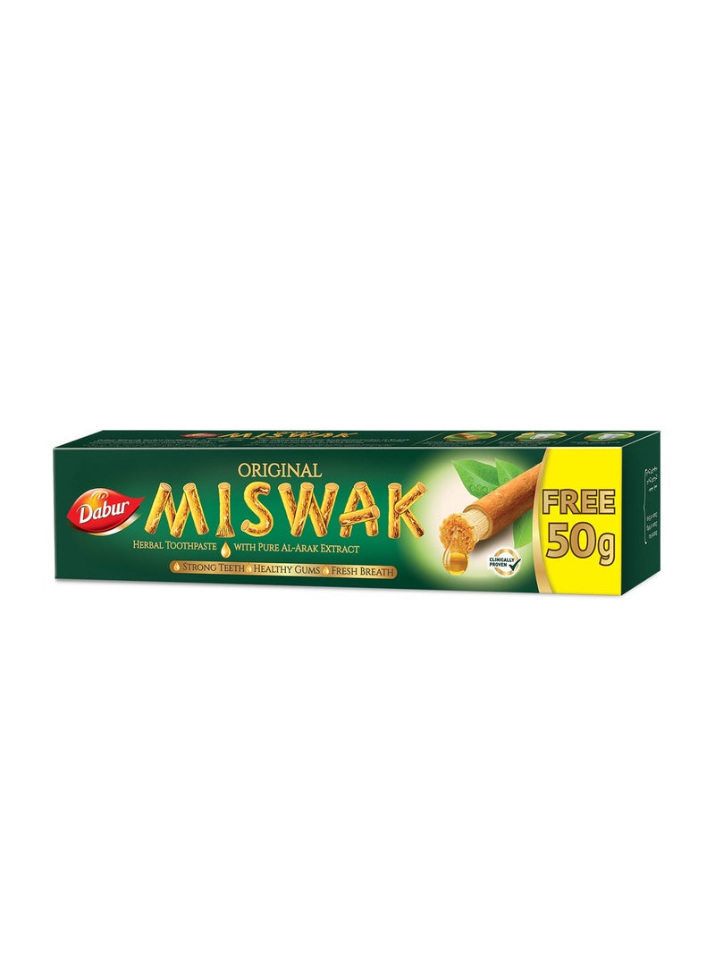 Dabur معجون أسنان دابر مسواك العشبي (120 جرام + 50 جرام مجاناً) - Image 1
