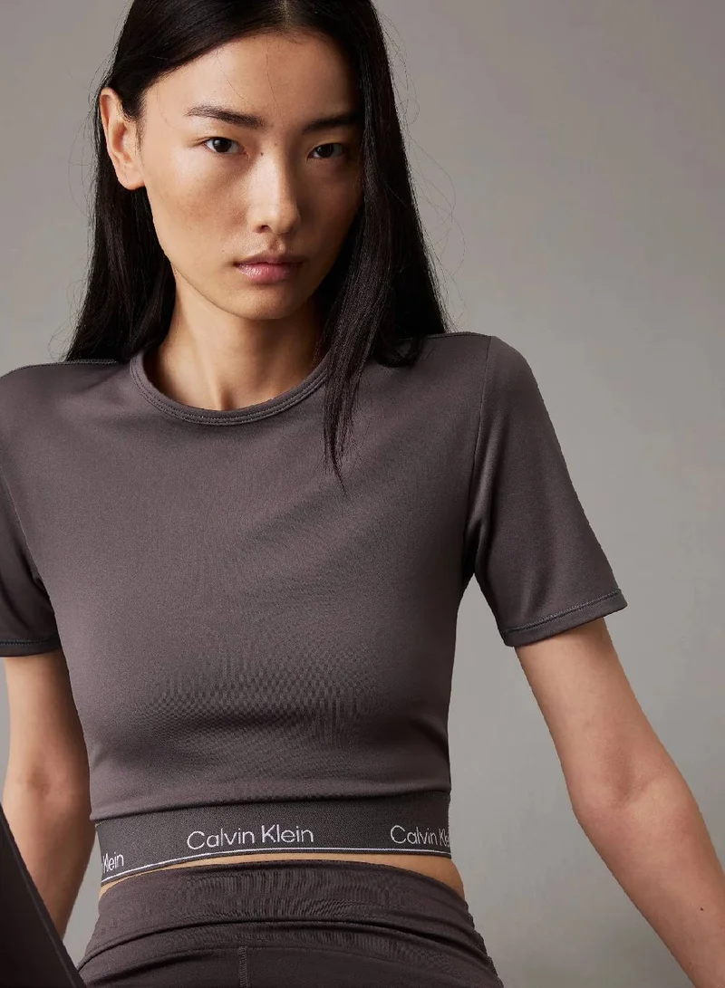 CALVIN KLEIN  Cropped Gym T-shirt for Women | Best Price UAE