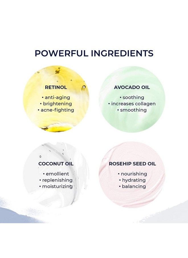 Alana Mitchell - Skin Care Retinol Serum For Face Overnight Face Serum Anti Aging Serum To Reduce Dark Spots Wrinkles & Fine Lines 100% Natural Face Oil Brightening Skin Care Facial Oil (15 Ml) - Image 1