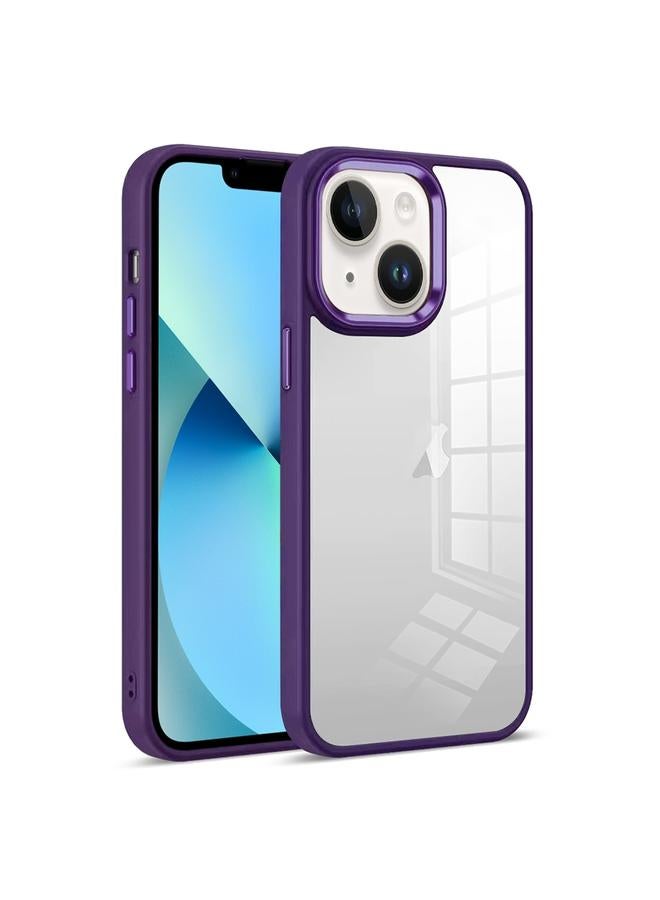 زبون جراب لهاتف iPhone 13 جراب هاتف شفاف ملون - Image 1