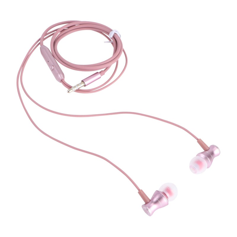 Sweatproof Magnetic Sports Earphones with Microphone Strong Bass Rose Gold - Image 2