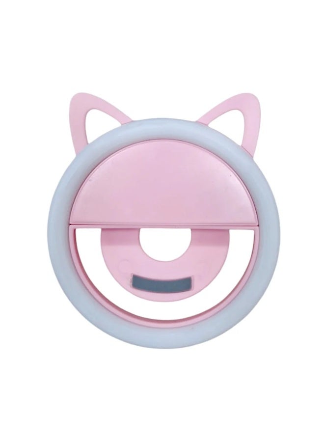 Cat Ultra Bright Selfie Ring Light -Pink  - Image 1