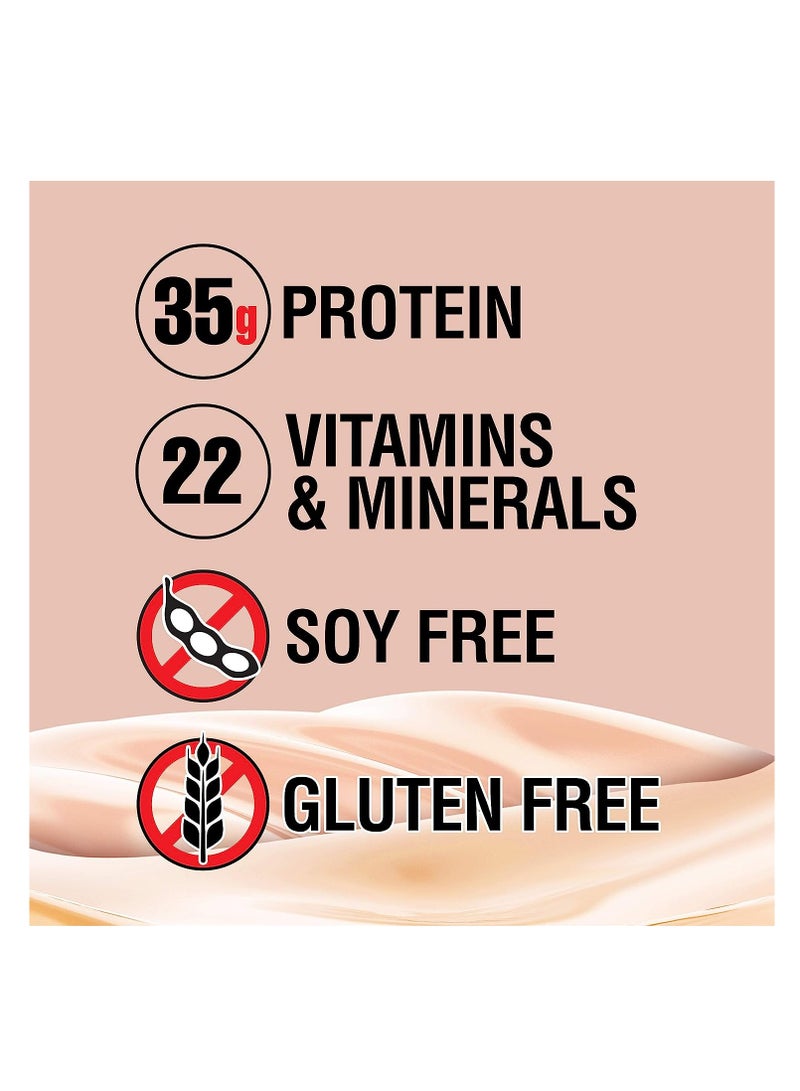 LABRADA Lean Body Hi-Protein Meal Replacement Shake Cinnamon Bun 2.47 Pound - Image 4