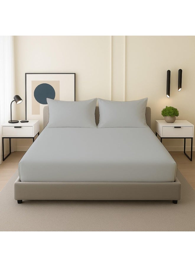 CADE 100% Cotton Sheets, Lightweight Super Soft Luxury 3 Piece Set, Breathable, Durable & Cooling Bed Sheets Set, Easy Secure Fit, Machine Washable - Image 1