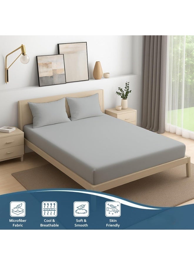 CADE 100% Cotton Sheets, Lightweight Super Soft Luxury 3 Piece Set, Breathable, Durable & Cooling Bed Sheets Set, Easy Secure Fit, Machine Washable - Image 2