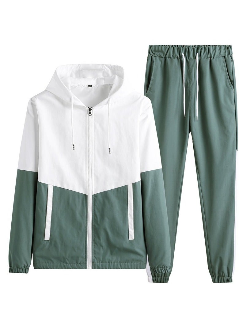 KUYING Men's Loose Sportswear And Sports Pants Two-Piece Set  - Image 1