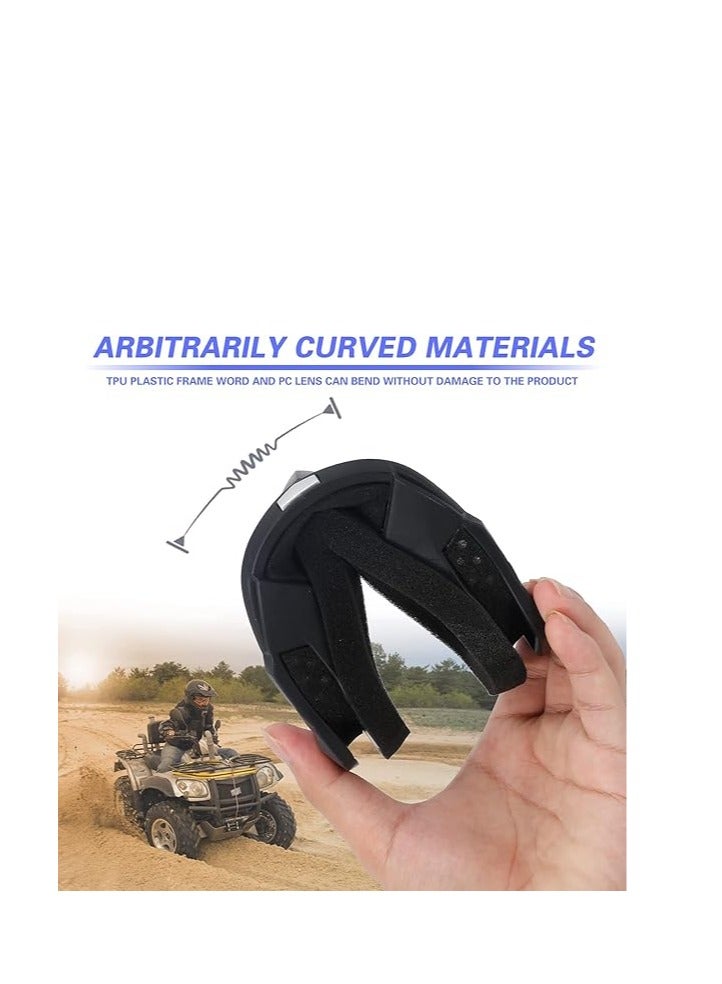 2-Pack Youth Dirt Bike Goggles for ATV and Motorcycle, Windproof and Dust Proof Racing Goggles for Kids and Adults - Image 4