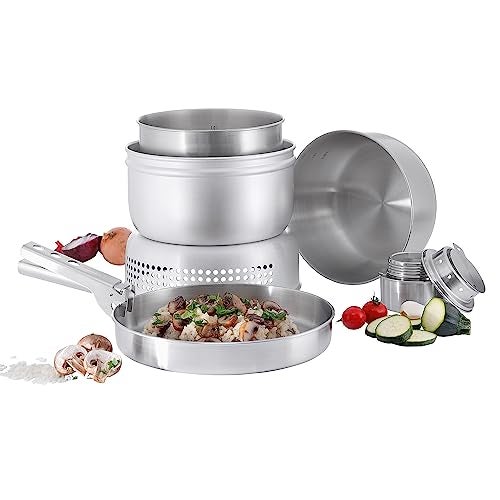 Tatonka Brand Multi Set with Alcohol Burner and Flame Adjuster - Image 2