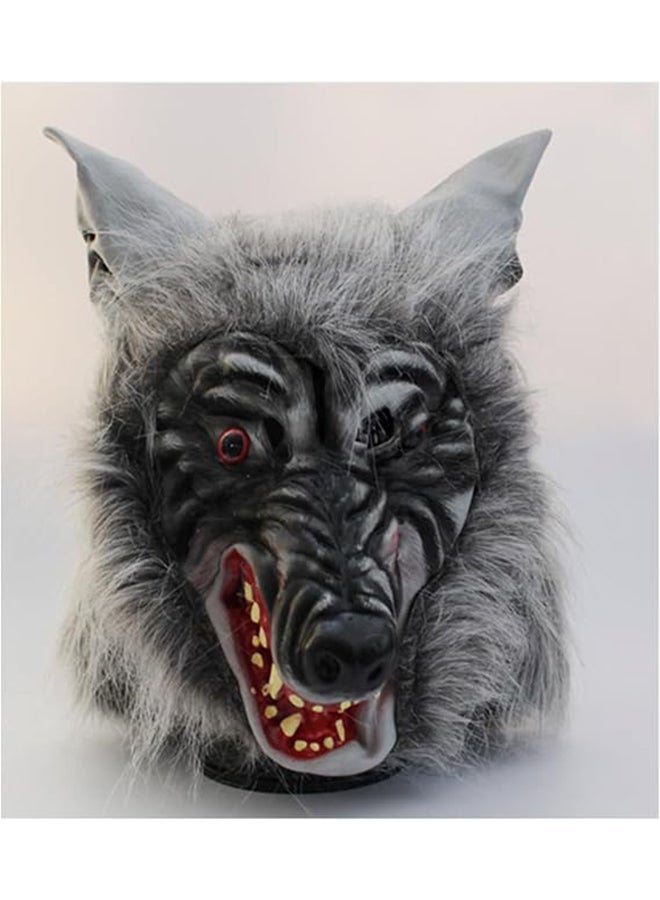 Brain Giggles BrainGiggles Scary Ware Wolf Mask, Durable, Adjustable Full Face Halloween Costume Mask for Men & Women, Masquerade & Halloween Cosplay Party face cover for adults ,(Ware Wolf Mask). - Image 4