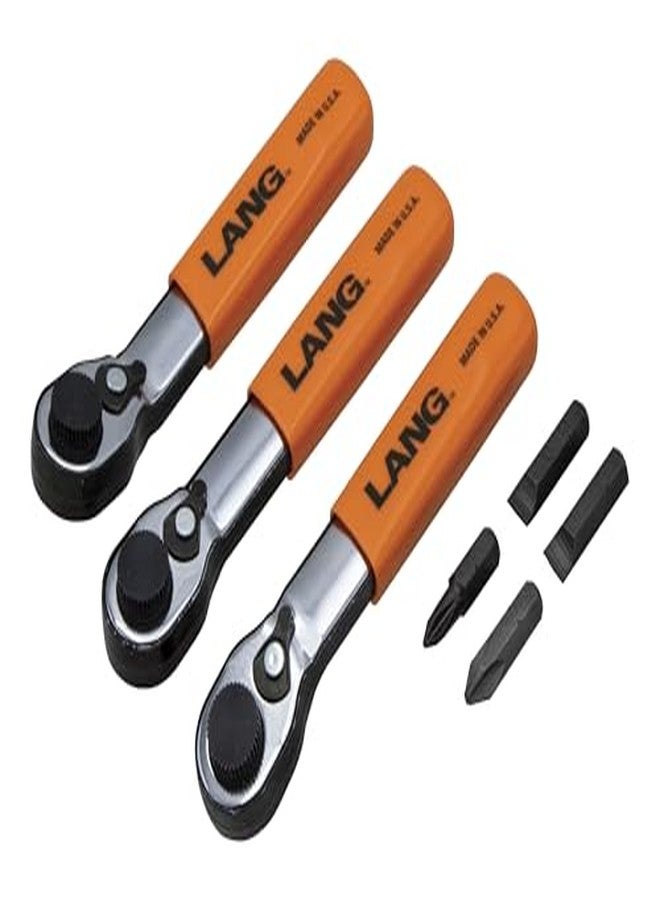 Lang Tools 5220 7-Piece Fine Tooth Bit Wrench Set , Black - Image 3