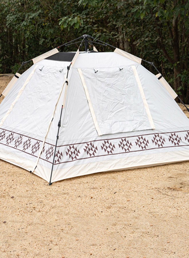 DPT Camping Tent, White, Size210*210*135Cm - Image 3