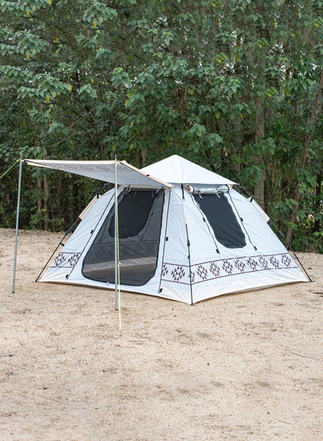 DPT Camping Tent, White, Size210*210*135Cm - Image 2
