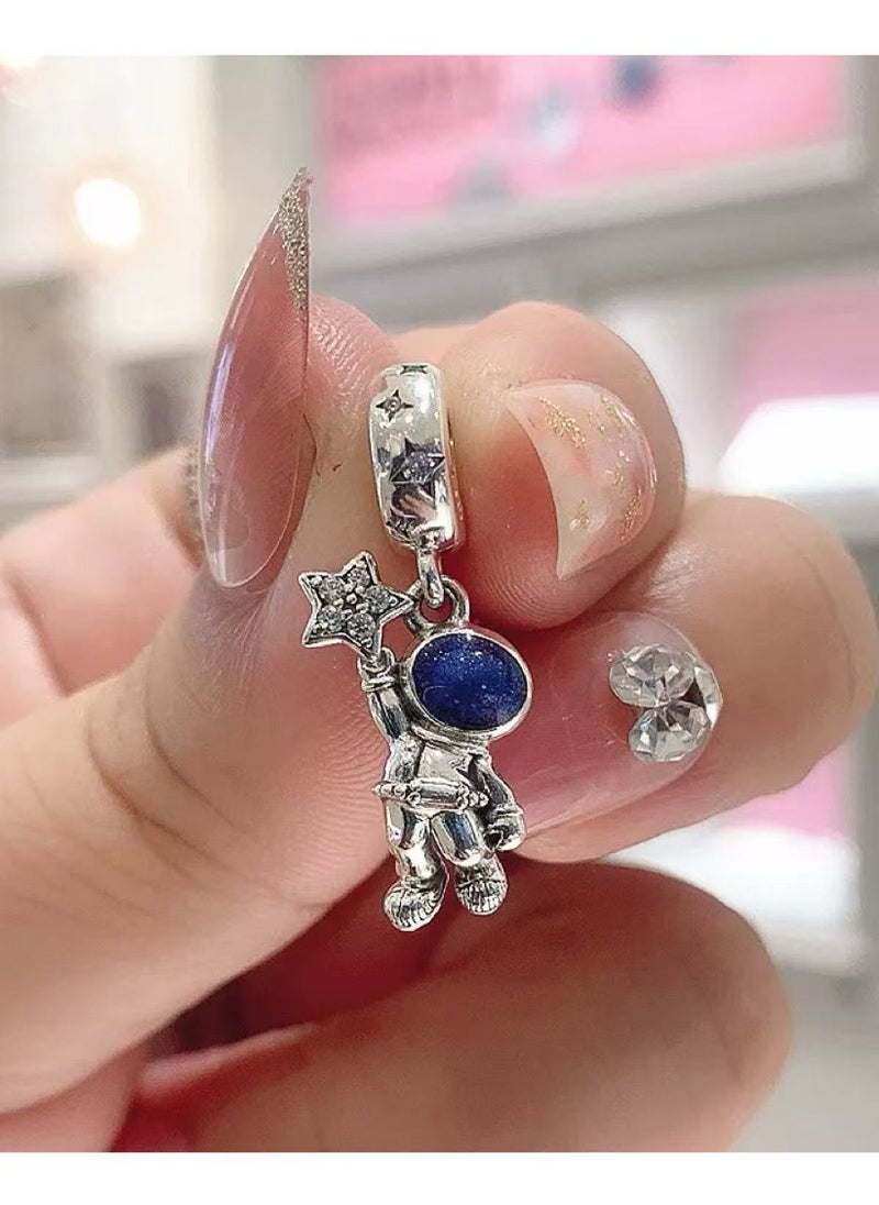 باندورا فيوليت مجوهرات PANDORA قلادة زركونيا مكعبة 925 فضة إسترليني  - Image 5