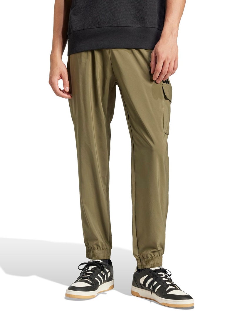 Adidas Essentials Small Logo Cargo Joggers - Image 1