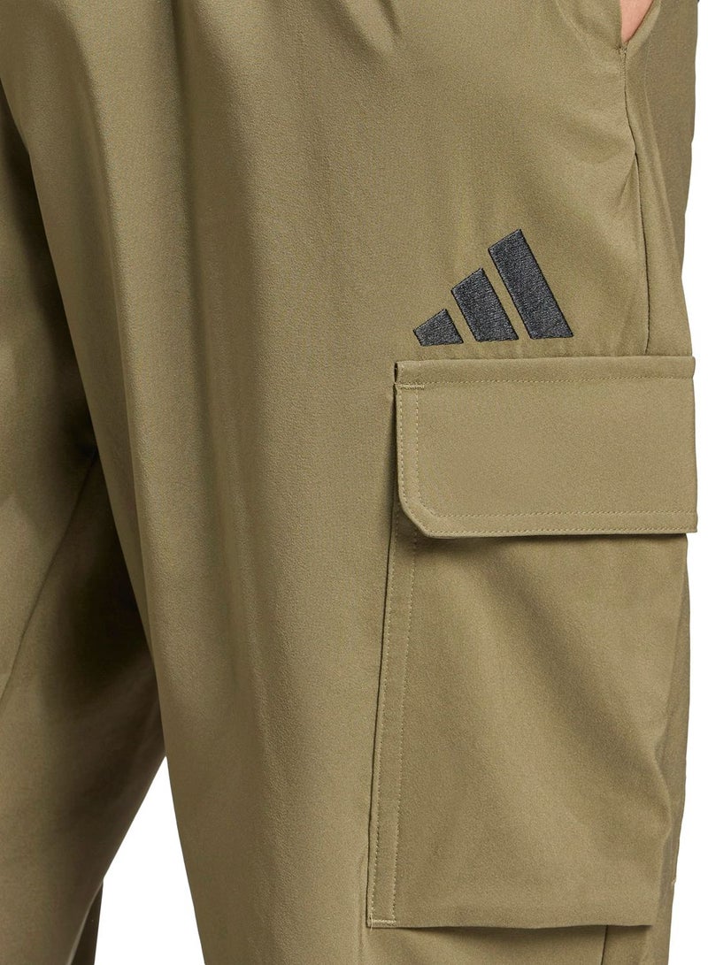 Adidas Essentials Small Logo Cargo Joggers - Image 4