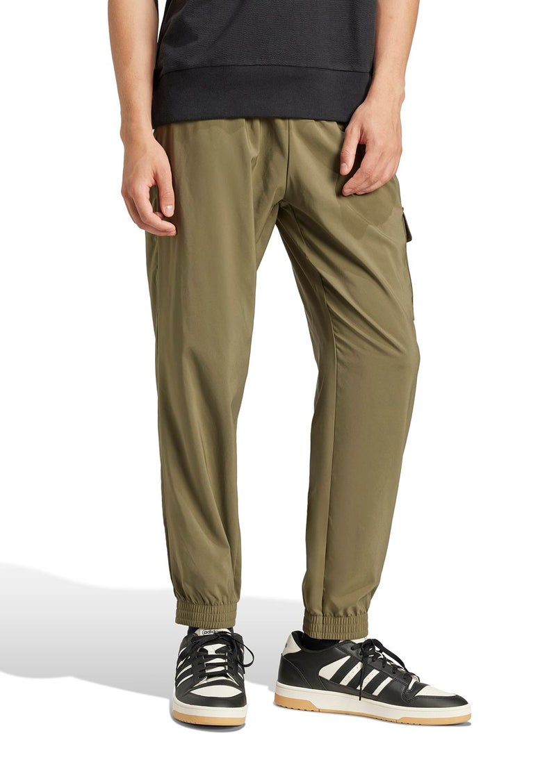 Adidas Essentials Small Logo Cargo Joggers - Image 5