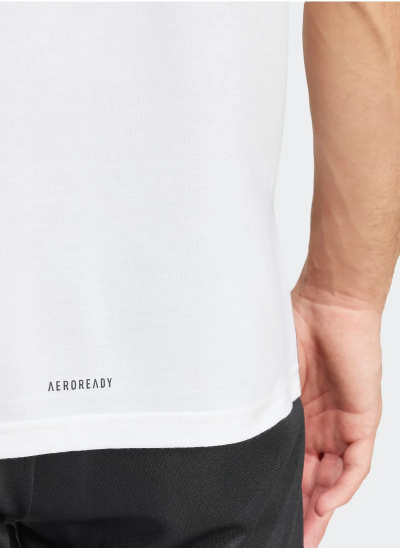 Adidas Aeroready D4T Logo Graphic T-Shirt