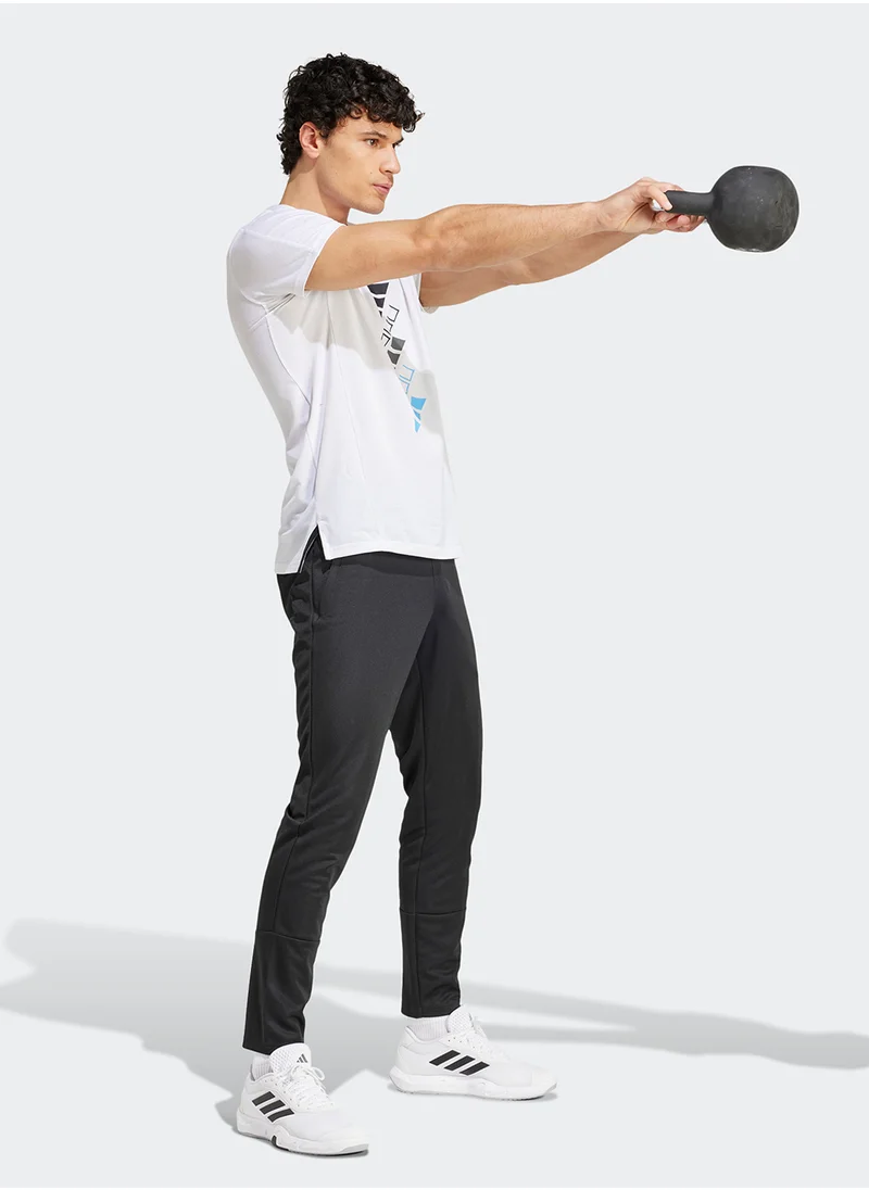 Adidas Aeroready D4T Logo Graphic T-Shirt