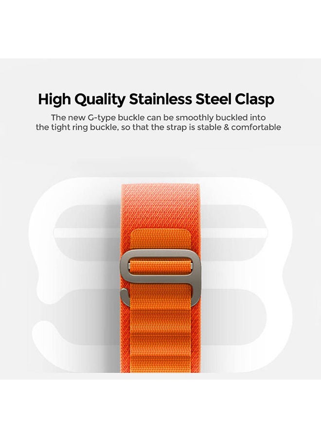 O Ozone Alpine Loop (Pack of 4) For Apple Watch Band Series 8 42mm 44mm 45mm 49mm Nylon Sports Solo Loop Stretch Woven Straps For iWatch Series 8/7/6/5/4/3/2/1/SE/Ultra - Multicolour - Image 5