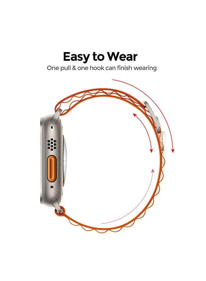 O Ozone Alpine Loop (Pack of 4) For Apple Watch Band Series 8 42mm 44mm 45mm 49mm Nylon Sports Solo Loop Stretch Woven Straps For iWatch Series 8/7/6/5/4/3/2/1/SE/Ultra - Multicolour - Image 3