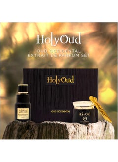 Holy Oud Fragrance Gift Set Oud Occidental Extrait De Parfum + Bakhoor + Incense Burner Tongs - pzsku/Z426082F252F7FF5247FAZ/45/_/1679481087/c8d2ec96-a8c2-49a4-9546-ed9b4494a250