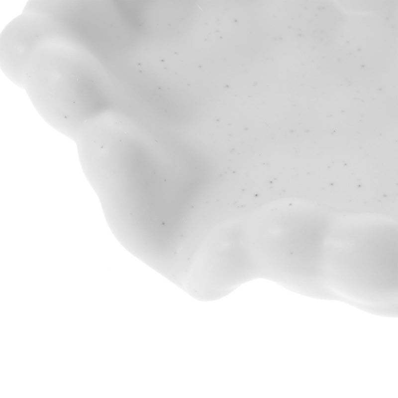 Ceramic Soap Dish Holder Wear Resistant White Tray For Shower Bathroom Household Use - Image 4