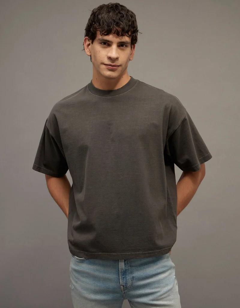 American Eagle AE Relaxed Textured Slub T-Shirt